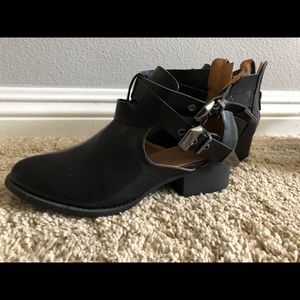 Cut out boots, brand new